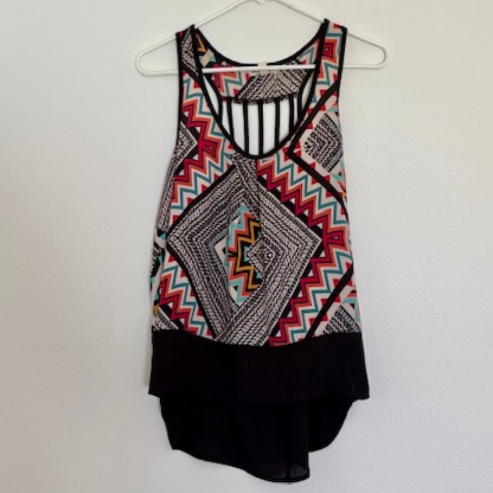 Fun, flowy tank blouse